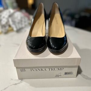 Ivanka Trump Sophia Black Patent Stiletto Heels - Size 9.5 - Worn 3 Times